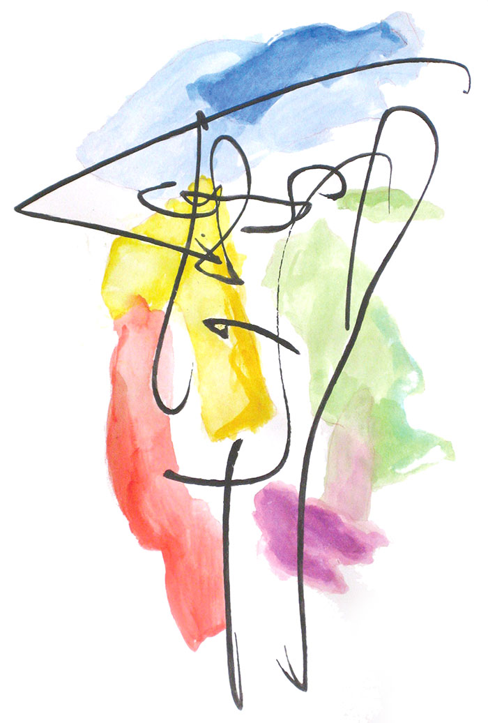 Abstrakte Illustration